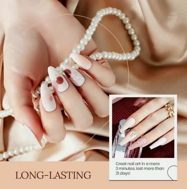Gel Nail Kit - Six Colors Nude Collection