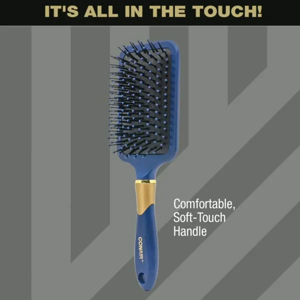 Velvet Brush: Untangling Paddle Comb for Various Hair Textures