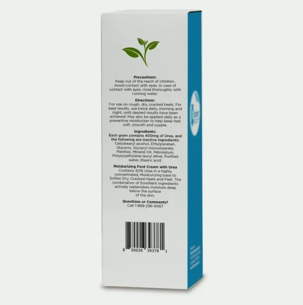 Sphere Urea Cream 40% - 4 ounces Intensive Moisture for Parched Feet