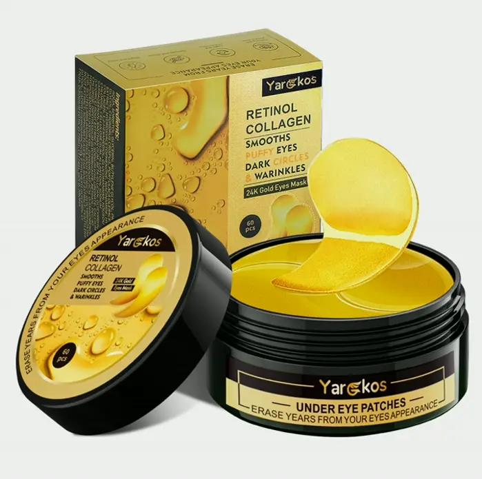 Pieces 24K Under Eye Patches, Sets, Moisturizing Pads