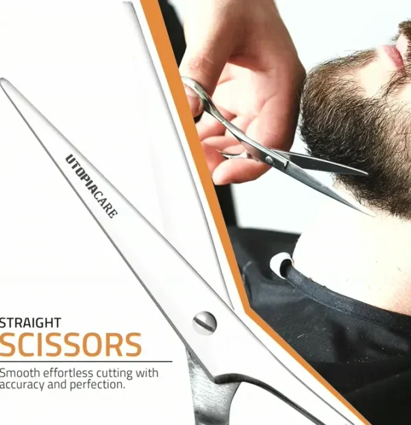 6.5-Inch Metal Haircutting Scissors for Barbers