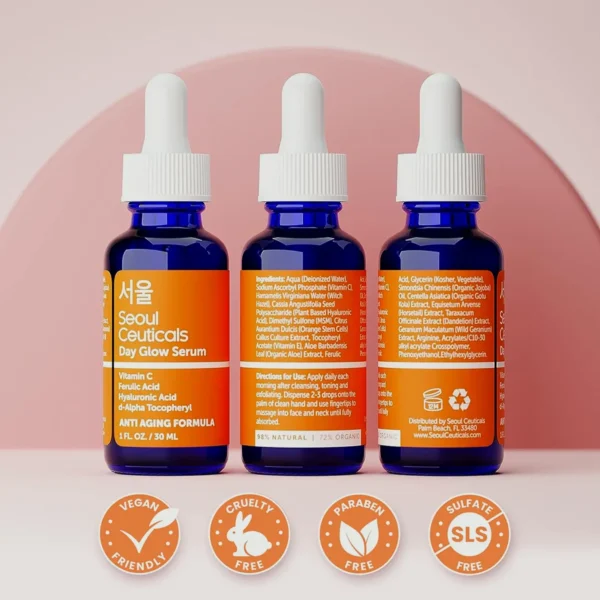 Korean Vit C Serum with Hya Acid, Effective Anti-Aging