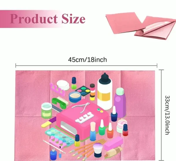 Durable Manicure Paper Towels Pack