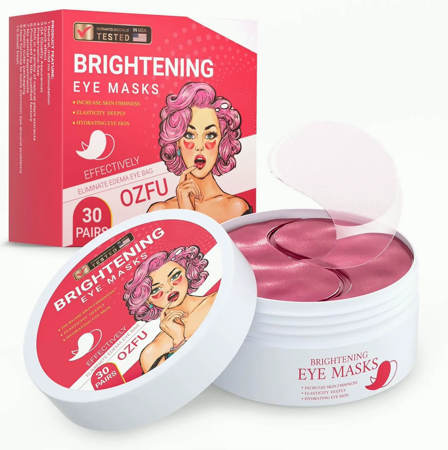 Refreshing Under Eye Patches (30 Count), for Puffy Eyes