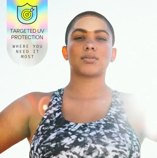 Reusable Silicone-based Sunblock Strips for Brow and Neck