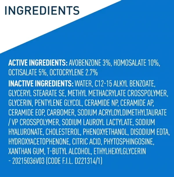 Cera Ve Moisturizing Cream With SPF 30 | Lightweight Matte Finish