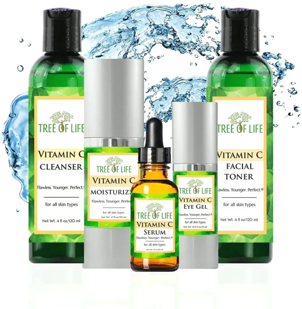 Vit C Skincare Set: Moisturizer & More