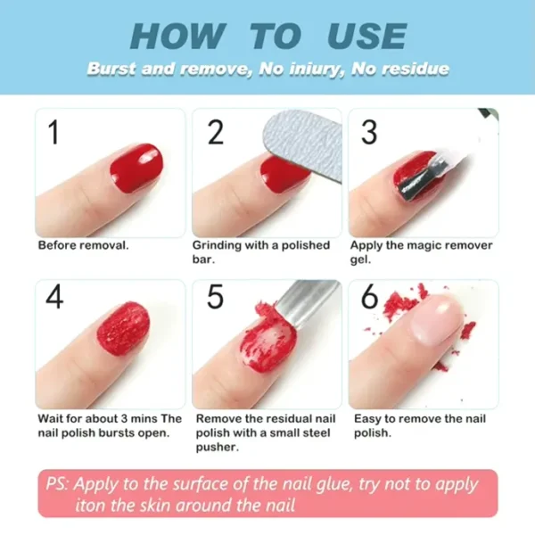 Gel Cleanser: Fast Soak-Off for Nails